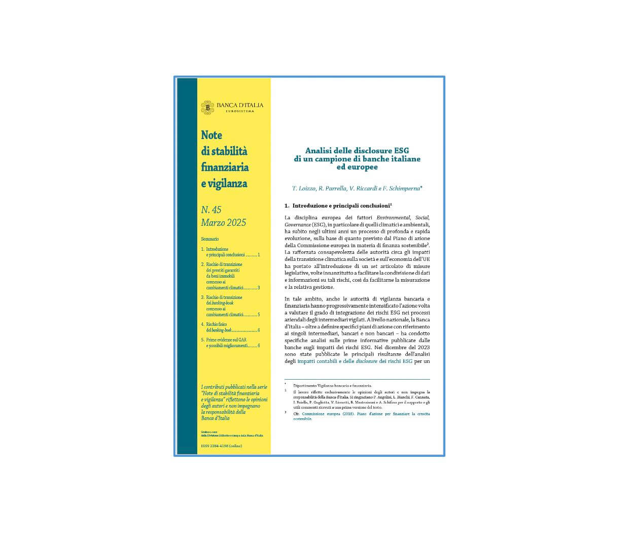 ESG disclosure