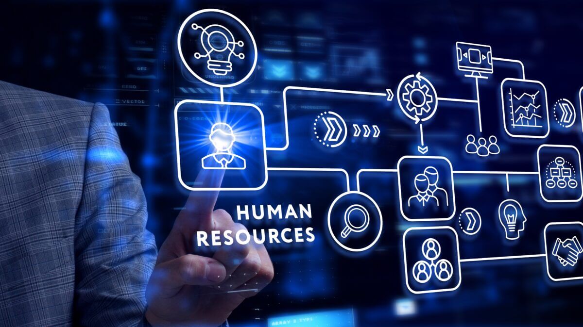 Business,,Technology,,Internet,And,Network,Concept.,Human,Resources,Hr,Management