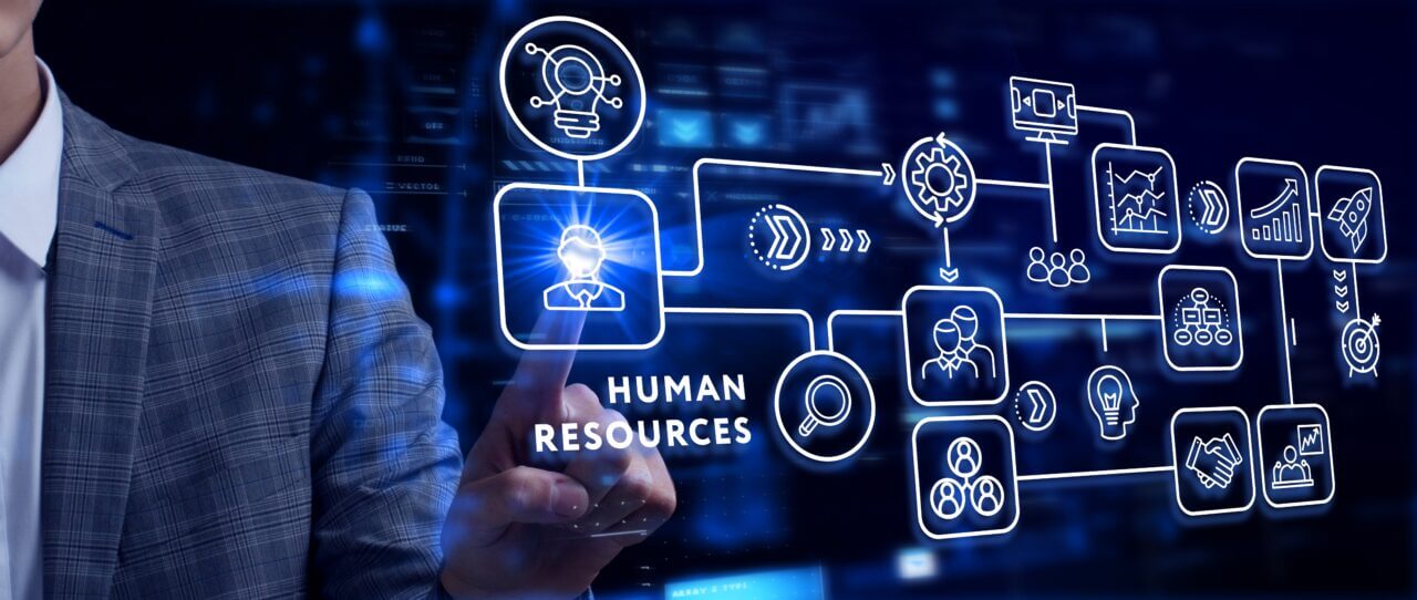 Business,,Technology,,Internet,And,Network,Concept.,Human,Resources,Hr,Management