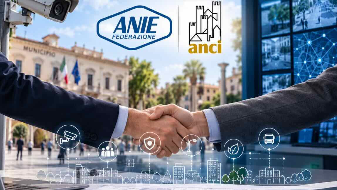 Sicurezza urbana, accordo tra ANIE e ANCI